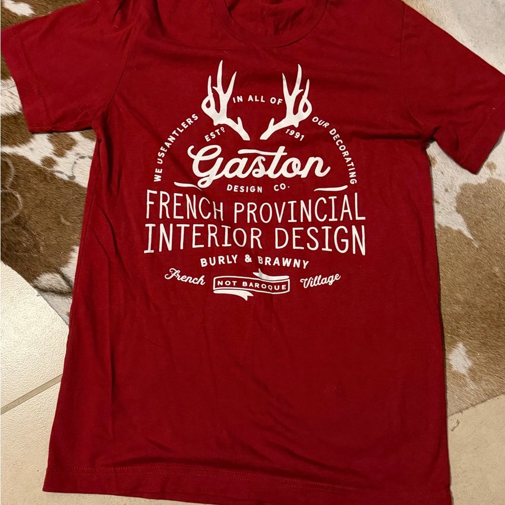 Bella Canvas Red Graphic Tee with White Tag